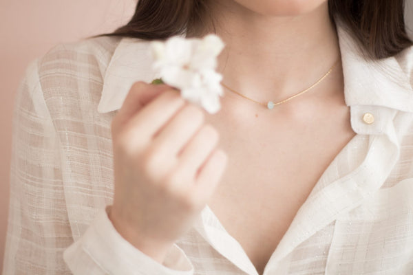 Triana By C Collar piedra azul