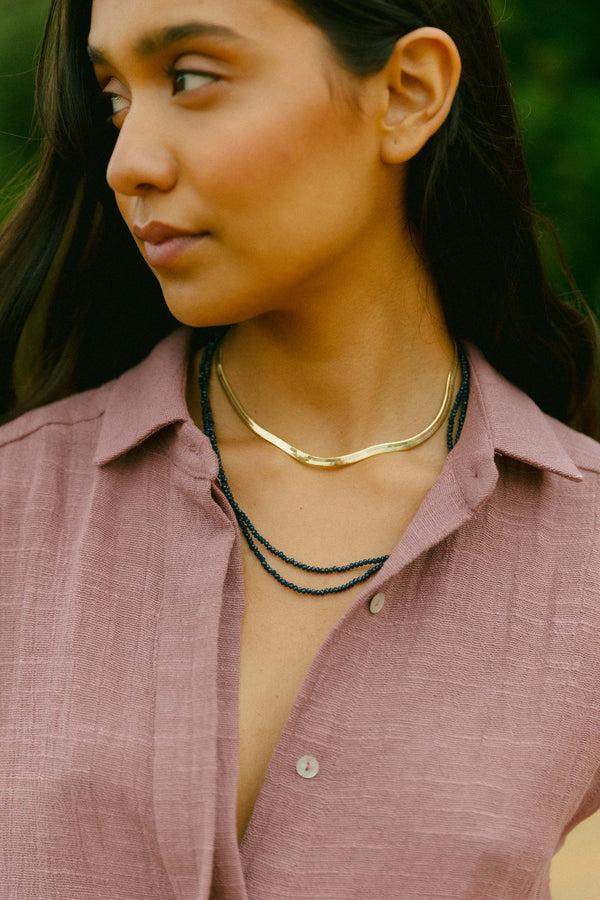 Triana By C Collar ROCHA NAVY