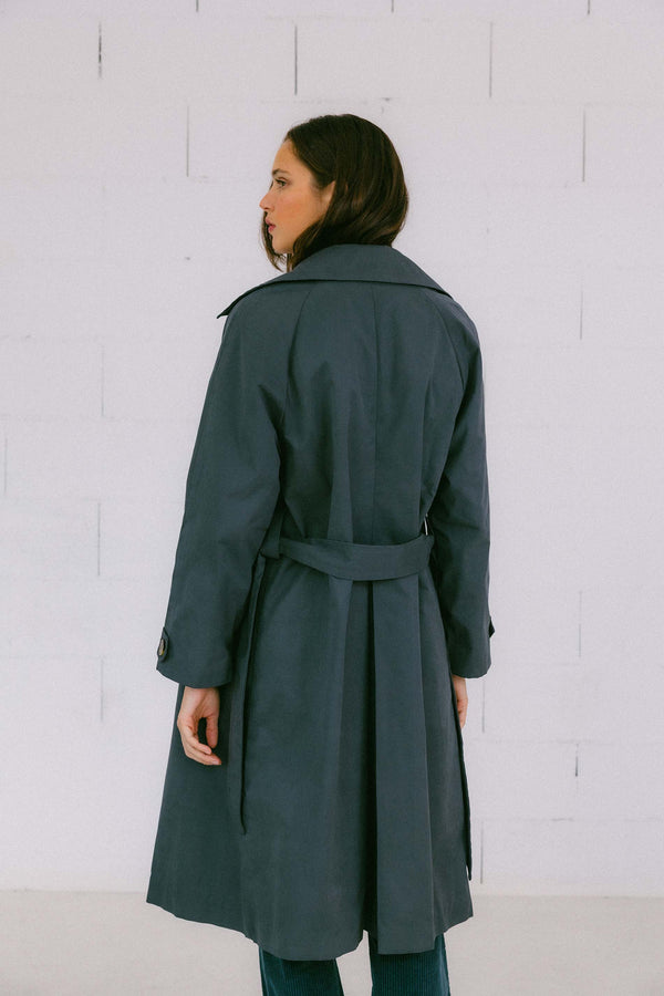 Triana By C GABARDINA COP AZUL PETRÓLEO