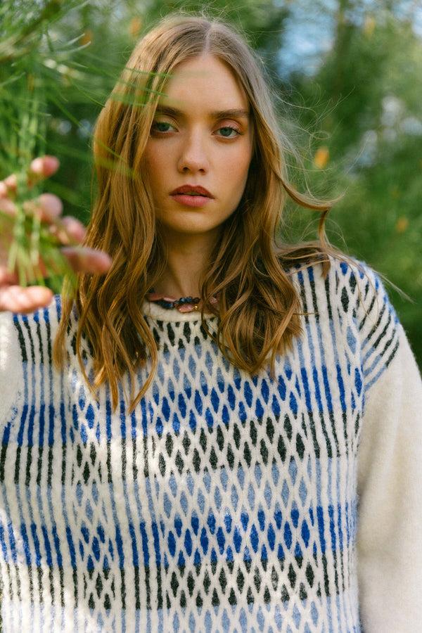 Triana By C JERSEY ROMBO AZUL