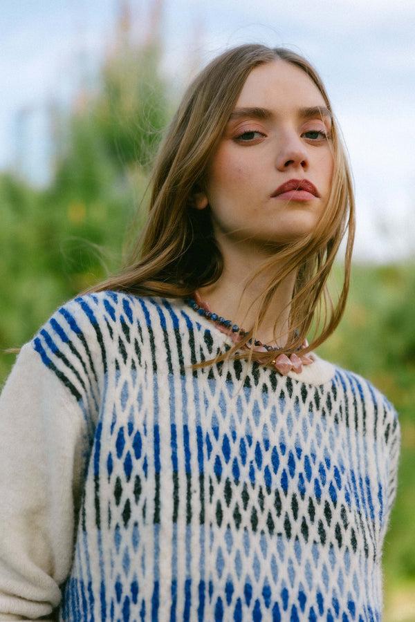 Triana By C JERSEY ROMBO AZUL