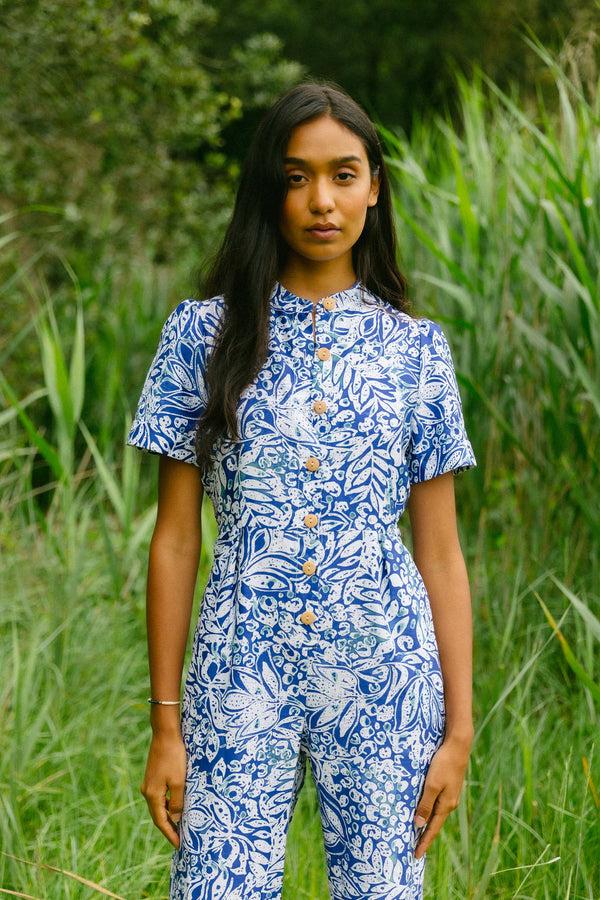 Triana By C Mono PAPIRO RAMAS BLUE