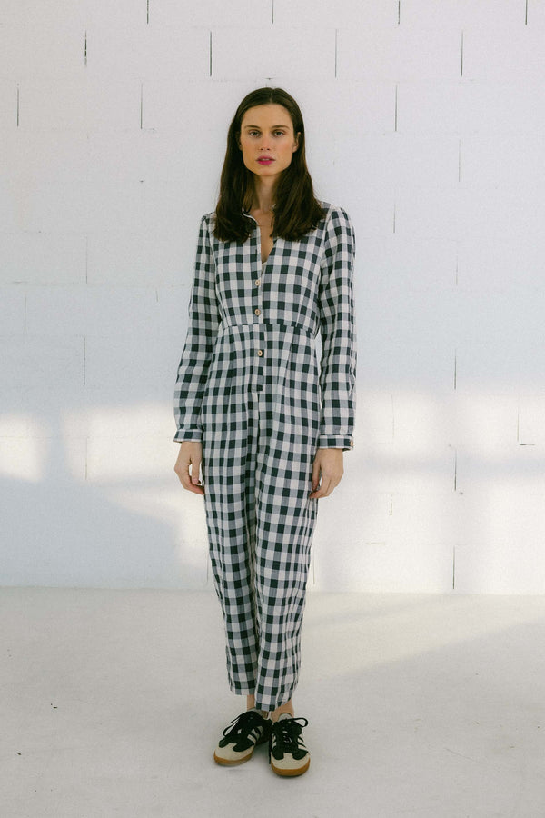 Triana By C Mono PULA Cuadro Vichy Antracita