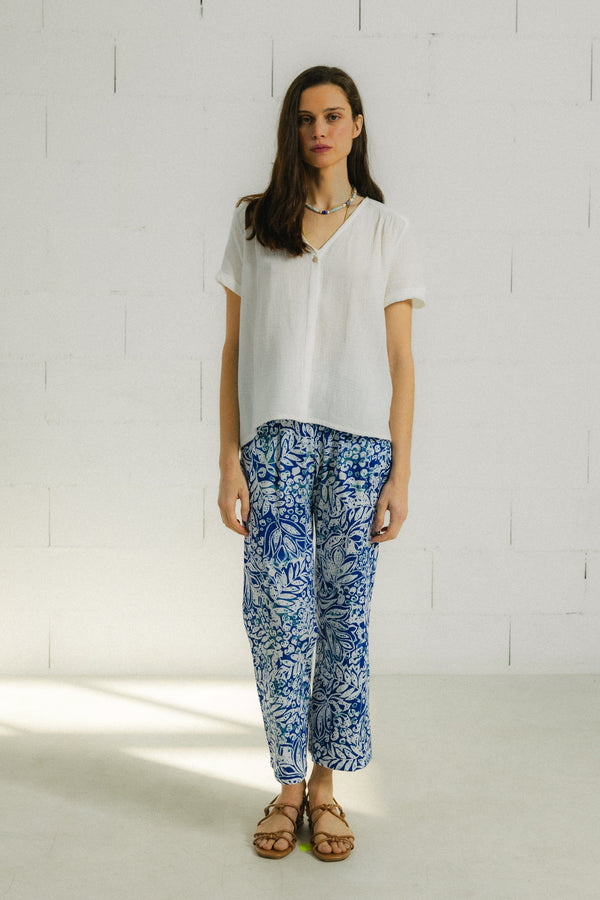 Triana By C Pantalón MILLET Blue Print