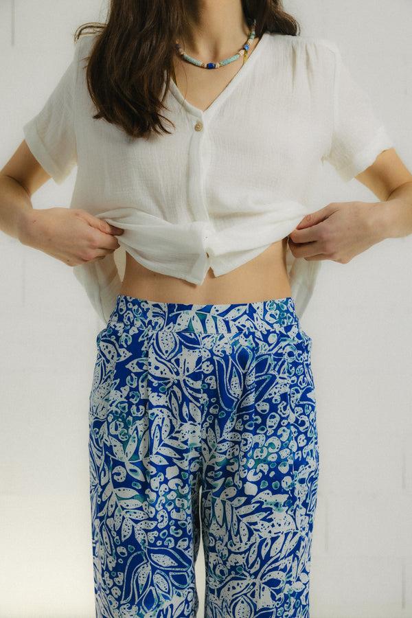 Triana By C Pantalón MILLET blue print