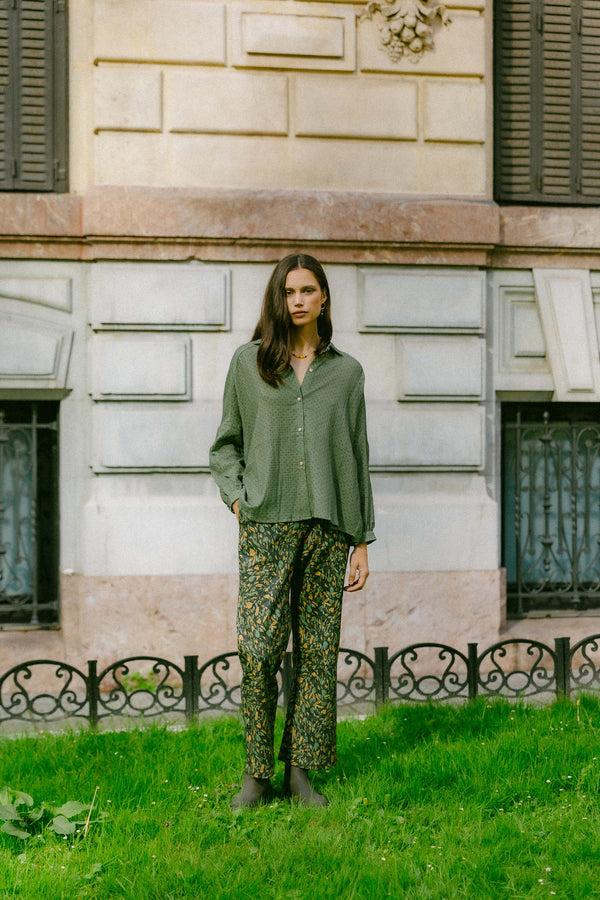 Triana By C Pantalón MILLET bosque print