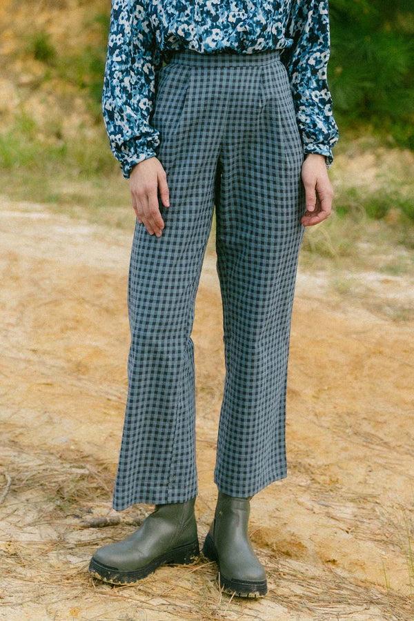 Triana By C Pantalón MILLET cuadros vichy BLUE
