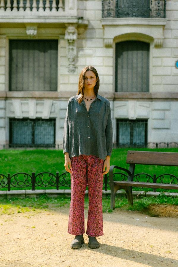 Triana By C Pantalón MILLET mancha grafito-pink