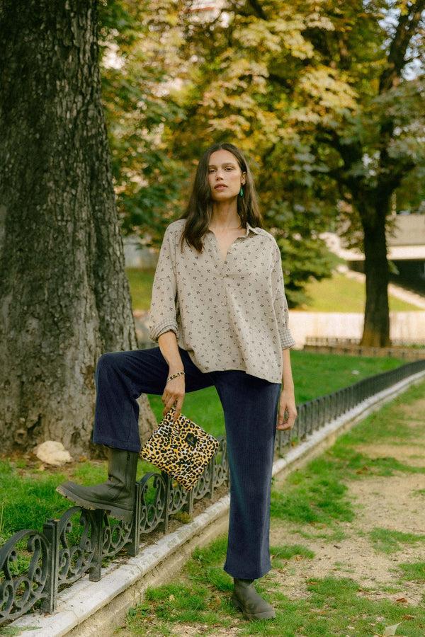 Triana By C Pantalón MILLET Pana Azul