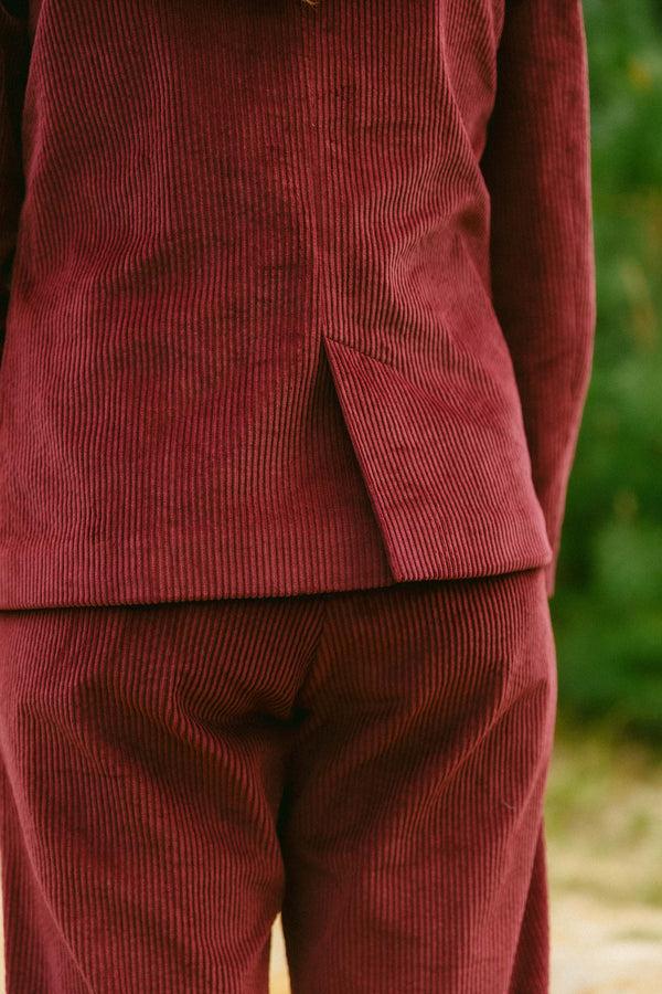 Triana By C Pantalón MILLET Pana Granate