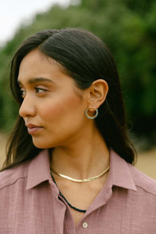 Triana By C PENDIENTES PALMAS APATITA