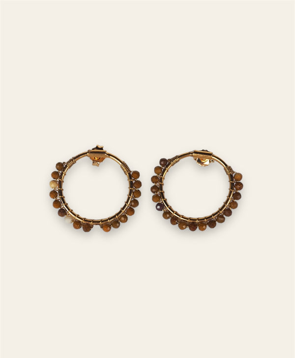 Triana By C PENDIENTES PALMAS JASPE