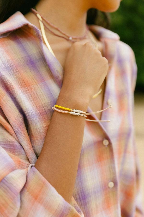 Triana By C PULSERA ROCHA AMARILLA