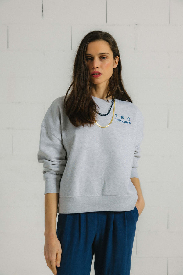 Triana By C SUDADERA BIARRITZ GRIS TRIANABYC