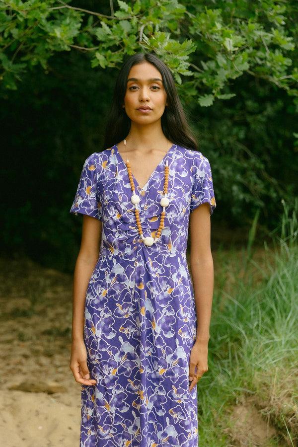 Triana By C VESTIDO SOLIN LIRIO PRINT