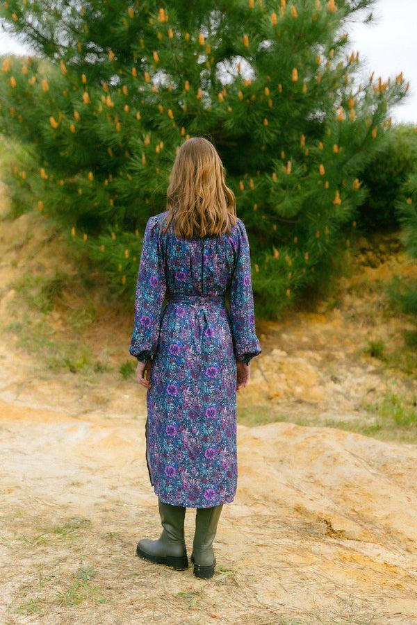 Triana By C Vestido Manga Larga Print Margarita FARO