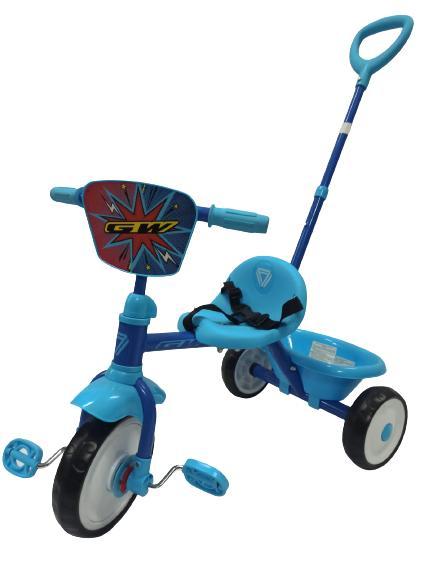 tubici TRICICLO PASEADOR GW NIÑO/NIÑA BE HAPPY