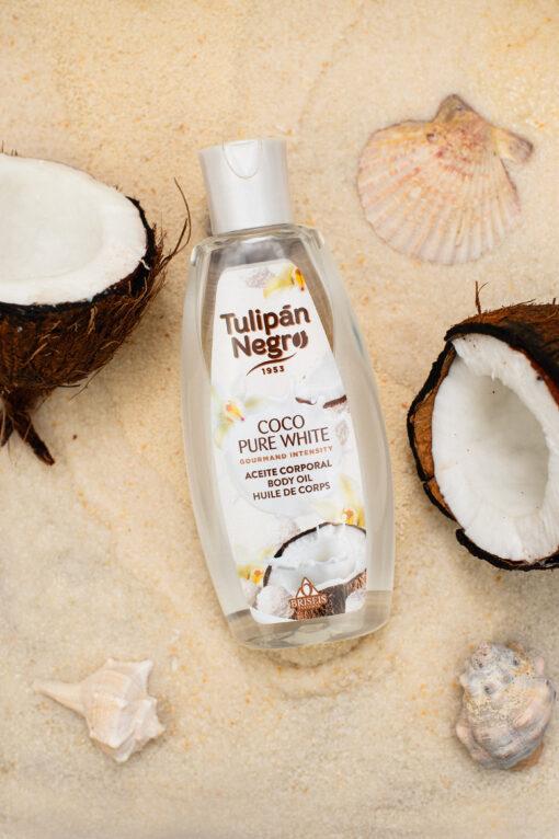 tulipán negro Aceite Corporal Tulipán Negro Coco Pure White 200 ml