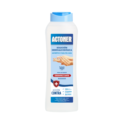 Tulipán Negro Actoner Solución Hidroalcohólica Biocida 800 Ml
