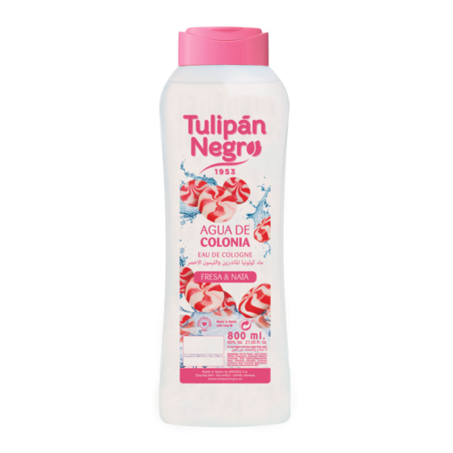 Tulipán Negro Agua De Colonia Tulipán Negro Fresa Y Nata 800 Ml