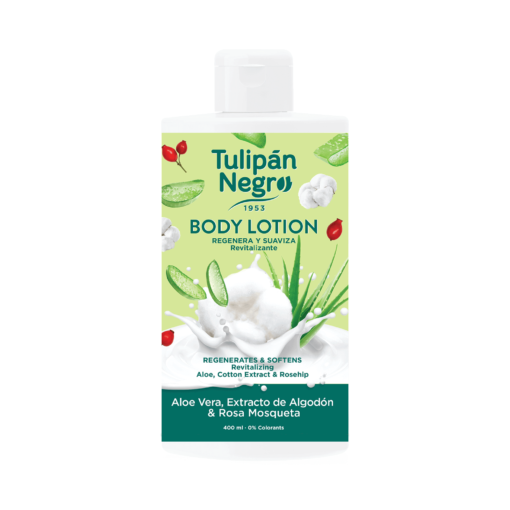 Tulipán Negro Body Lotion Tulipán Negro Aloe Vera Algodón & Rosa Mosqueta 400 Ml