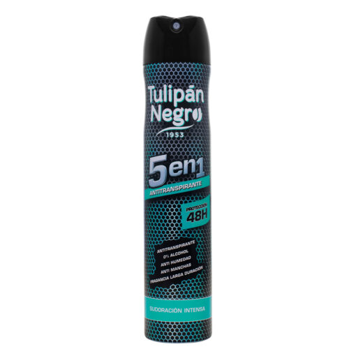 Tulipán Negro Desodorante Antitranspirante Tulipán Negro Aerosol 5 En 1 200 Ml