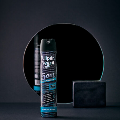 tulipán negro Desodorante Antitranspirante Tulipán Negro Aerosol 5 en 1 200 ml