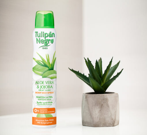 tulipán negro Desodorante Tulipán Negro Deo Spray Aloe Vera y Jojoba 200 ml
