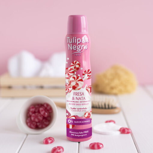 tulipán negro Desodorante Tulipán Negro Fresa y Nata Deo Spray 200 ml tulipán negro Desodorante Tulipán Negro Fresa y Nata Deo Spray 200 ml