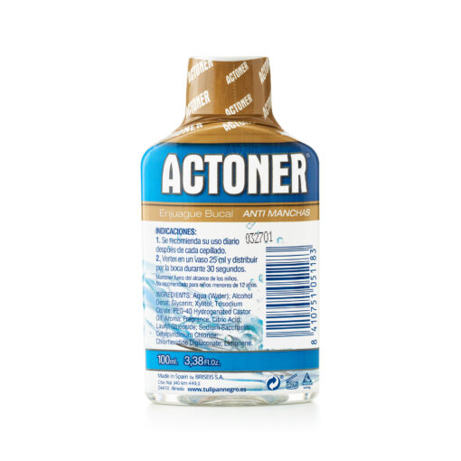 Tulipán Negro Enjuague Bucal Actoner Anti Manchas 100 Ml