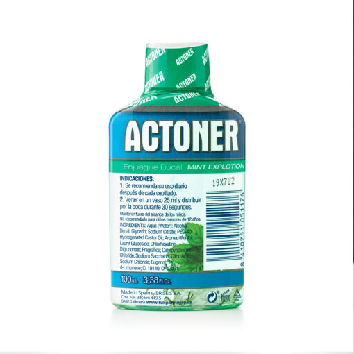 Tulipán Negro Enjuague Bucal Actoner Mint Explotion 100 Ml