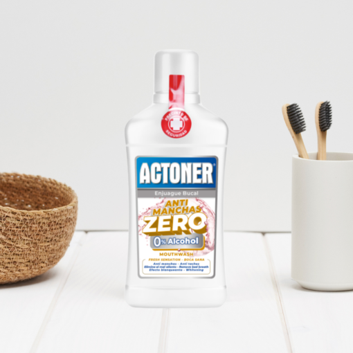 tulipán negro Enjuague Bucal Actoner ZERO Anti-Manchas 500 ml