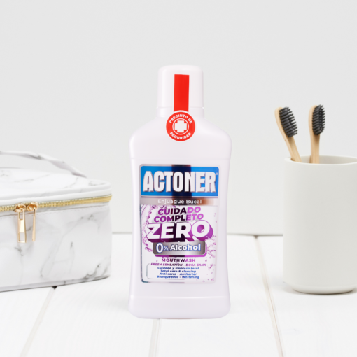 tulipán negro Enjuague Bucal Actoner ZERO Cuidado Completo 500 ml
