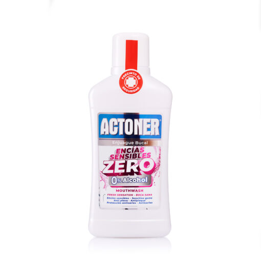 Tulipán Negro Enjuague Bucal Actoner ZERO Encías Sensibles 500 Ml