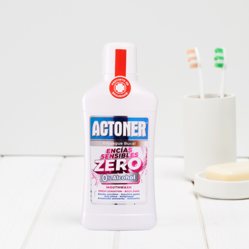 tulipán negro Enjuague Bucal Actoner ZERO Encías Sensibles 500 ml