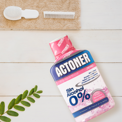 Tulipán Negro Enjuague Bucal Actoner Zero Sin Alcohol 0% 100 Ml