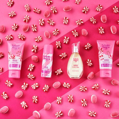Tulipán Negro Estuche Tulipán Negro Kiss Fresa Y Nata