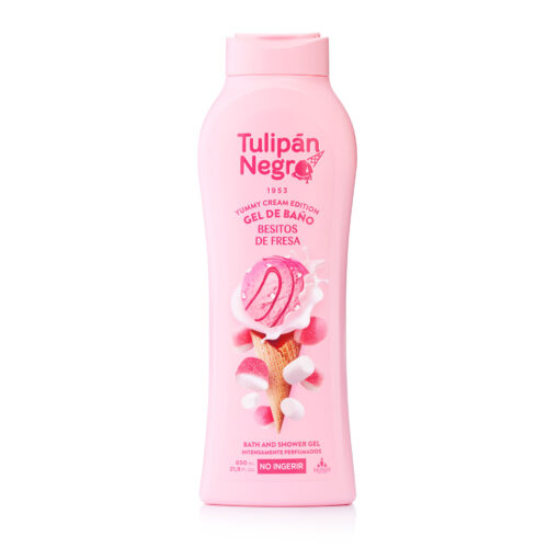 Tulipán Negro Gel De Baño Tulipán Negro Besitos De Fresa 650 ML
