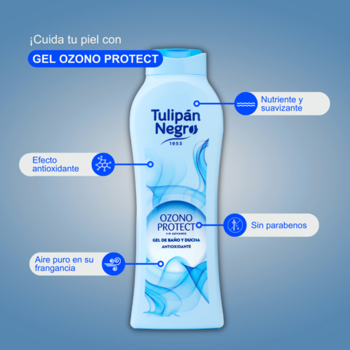 Tulipán Negro Gel De Baño Tulipán Negro Ozono Protect 650 Ml