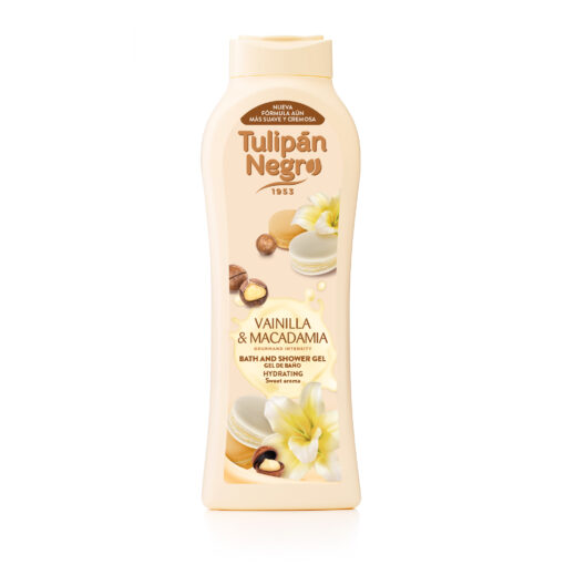 Tulipán Negro Gel De Baño Vainilla Y Nueces De Macadamia 650 Ml