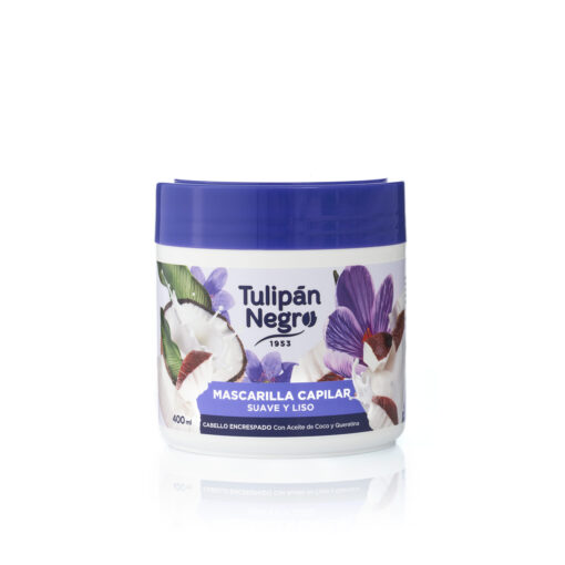 Tulipán Negro Mascarilla Capilar Suave Y Liso 400 Ml