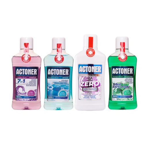 tulipán negro Pack Enjuagues Bucales Actoner 500 ml