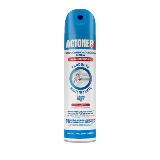 Tulipán Negro Solución Hidroalcohólica Actoner En Spray Para Superficies 400 Ml