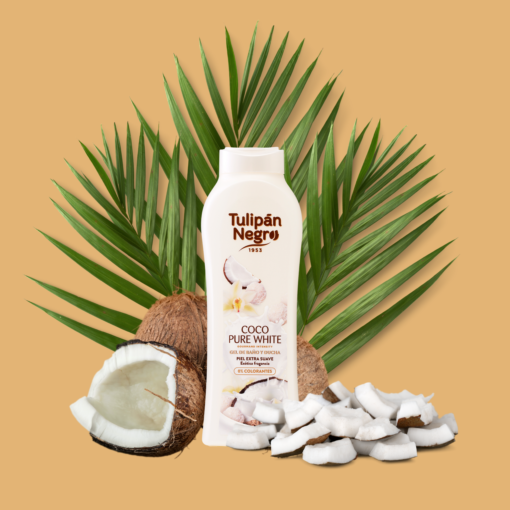 tulipán negro Gel de baño Coco Pure White 650 ml tulipán negro Gel de baño Coco Pure White 650 ml