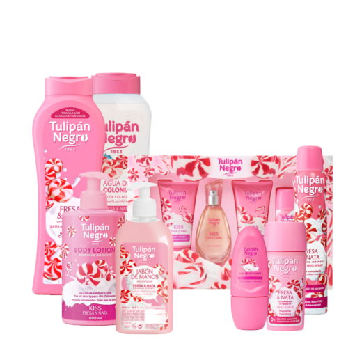 tulipán negro Pack Fresa y Nata