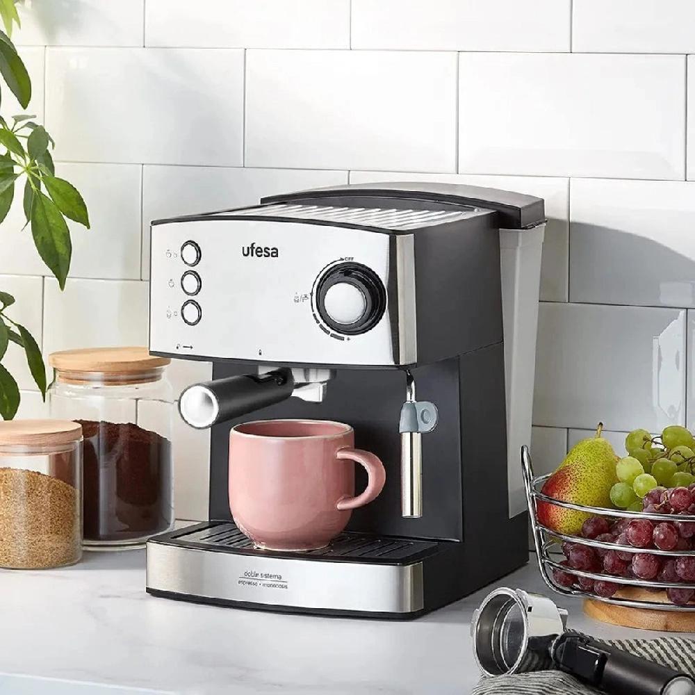 Ufesa Cafetera Espresso CE7240 Café Molido O Monodosis