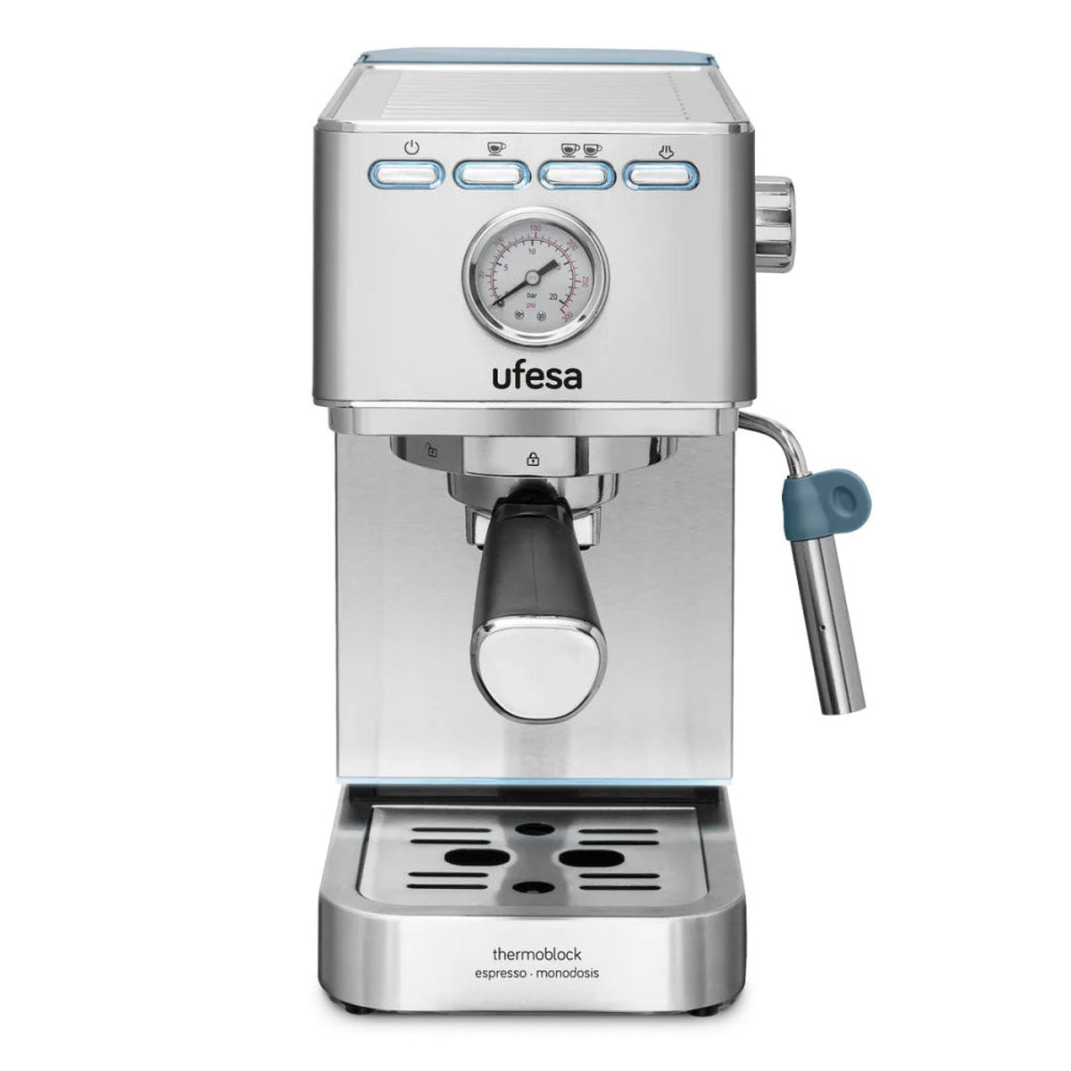 Ufesa Pack Cafetera Espresso Milazzo + Tostador Digital Plus Delux