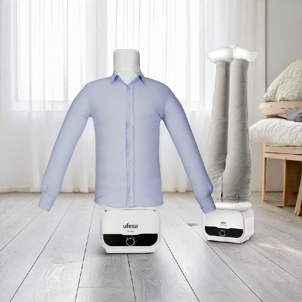 Ufesa Pack Maniquí De Planchado Vertical SV1200 + Accesorio Pants