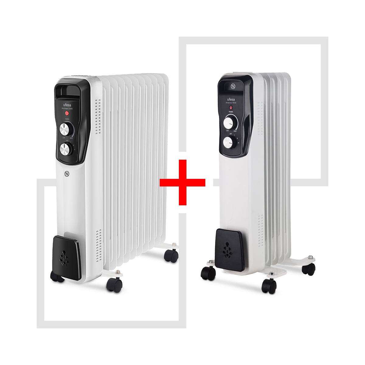 ufesa Pack radiadores de aceite Antares 2500 + Antares 1000