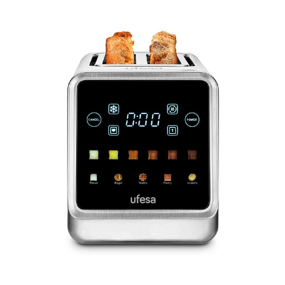 Ufesa Tostador Digital OneTouch Duo De 2 Ranuras 850W